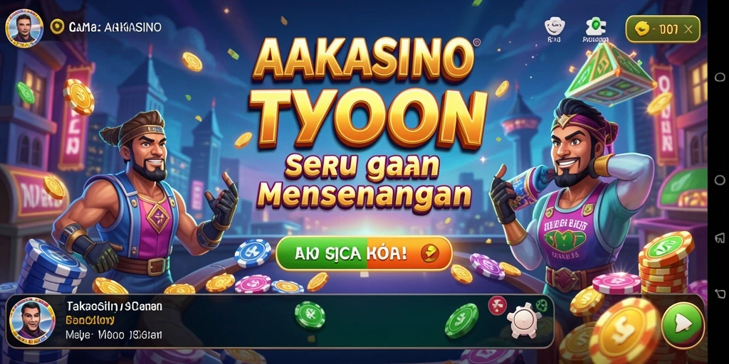 Tampilan gameplay AAKASINO dengan desain kasino yang menarik.