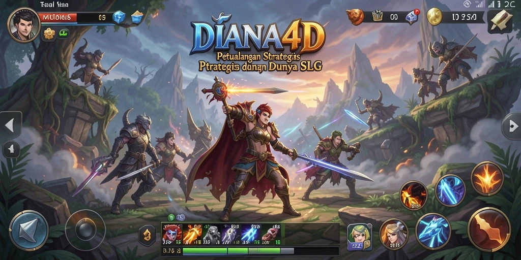Tampilan menarik dari gameplay DIANA4D yang penuh aksi.