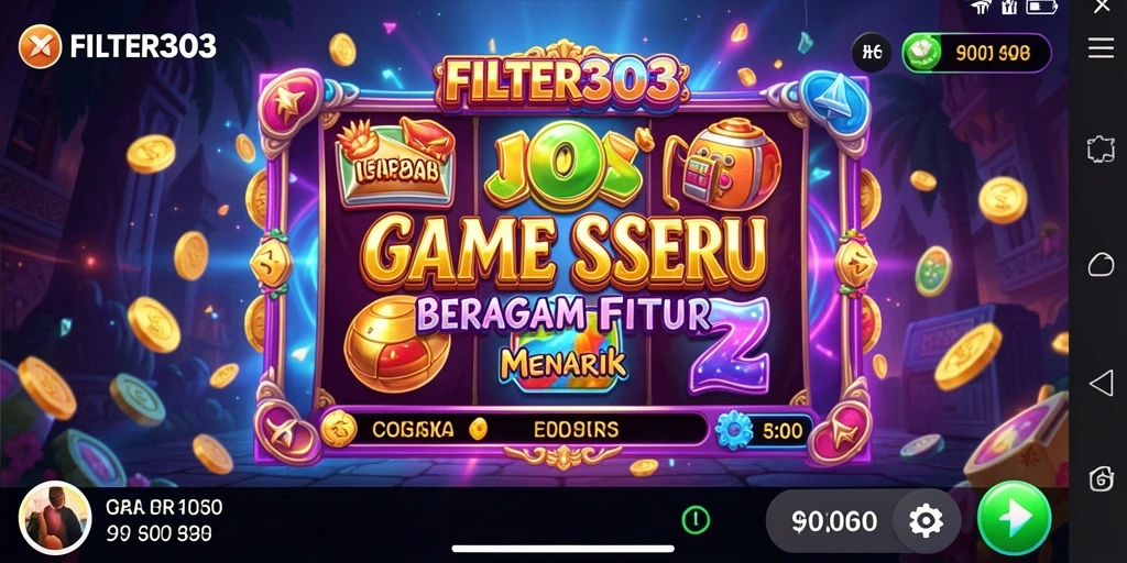 Tampilan gameplay FILTER303 dengan desain yang menakjubkan dan fitur menarik.