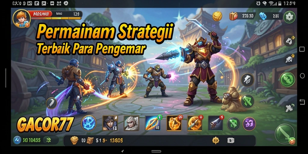 Tampilan gameplay GACOR77 dengan strategi yang menegangkan.