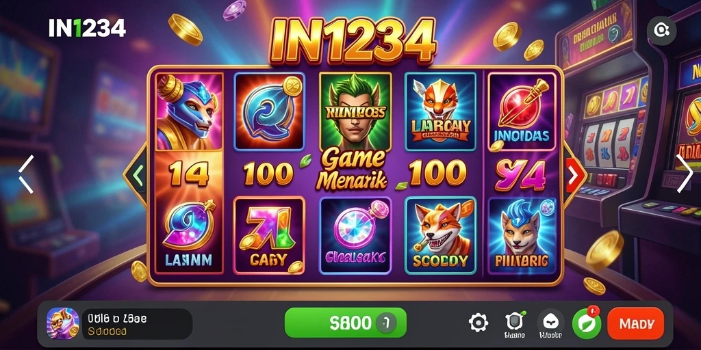 Gameplay Slot yang seru dan interaktif di IN1234.