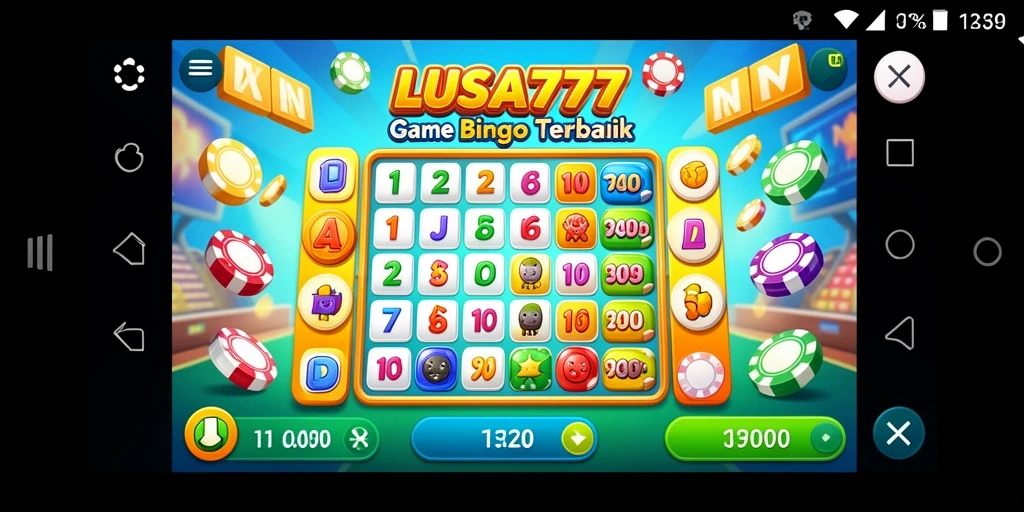 Tampilan menarik saat bermain Bingo di LUSA777.