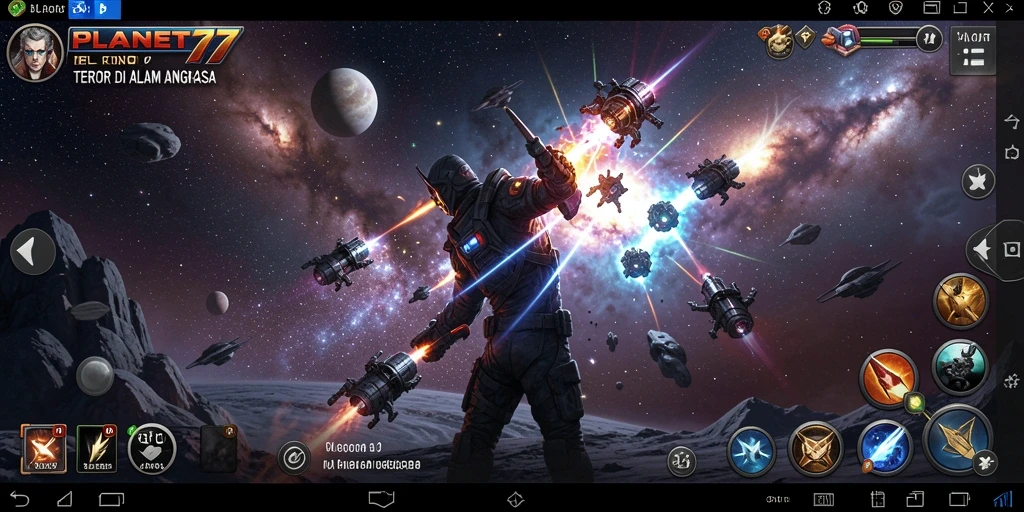 Gameplay menegangkan saat menjelajah planet yang menyeramkan.