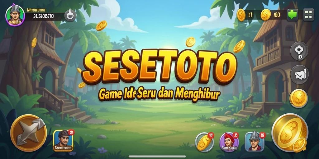 Screenshot gameplay SESETOTO yang menunjukkan mekanisme Idle yang menarik.