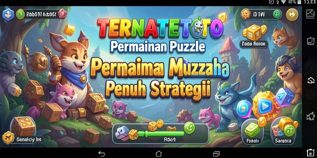 Tampilan gameplay menarik dari TERNATETOTO yang penuh warna.