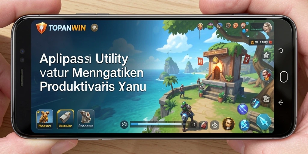 Tampilan antarmuka pengguna TOPANWIN yang sederhana dan efisien.