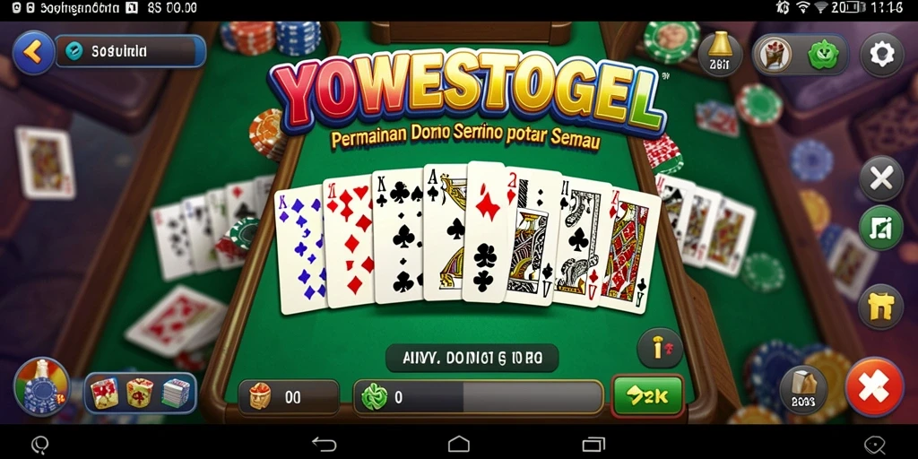 Tampilan gameplay seru YOWESTOGEL yang menghibur.